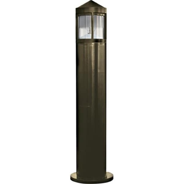 Dabmar Lighting D120-BZ 60W 120V Fiberglass Bollard; Bronze - 41.88 x 10.25 x 10.25 in. D120-BZ - main